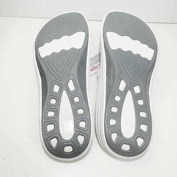 Aetrex Fiji Orthotic Flip Flops White Women 11M Shock Absorbent - Picture 5 of 9